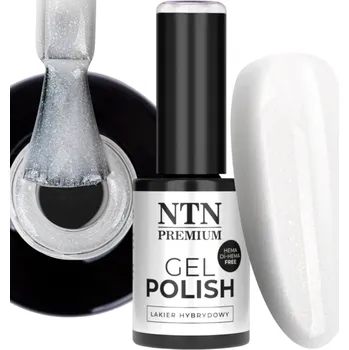 Lak na nehty Hybridní lak NTN 5g LED/UV Gel Polish Limited Edition White Bílý Č. 473