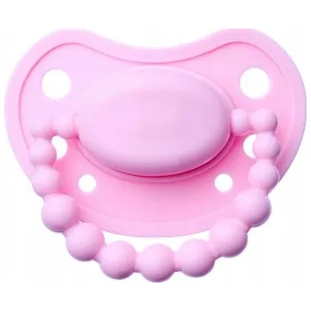 dudlíky LUU - Silikonové ortodontické Dudlík (3-6 měsíců), pink a boo