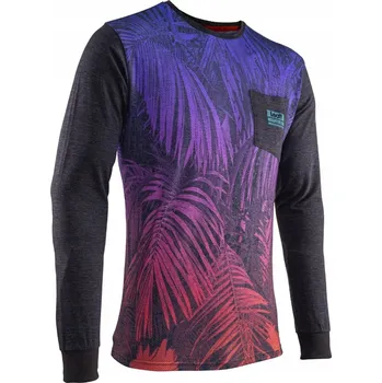 Moto bunda LEATT PREMIUM DLOUHÝ RUKÁV JUNGLE grafit/MODRÁ/ORANŽOVÁ M (VOLNOČASOVÉ)