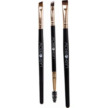 Kosmetický štětec Sada štětců na make-up LASH BROW se syntetickými štětinami
