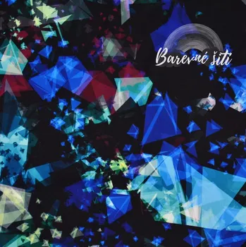 Zimní softshell Modrozelenkavé krystalky (E) (Zimní softshell potištěný)