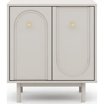 Komoda Komoda MAZOMA MZ04 2D Kašmír/Zlaté úchytky, 79 cm