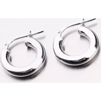 Náušnice Dámské náušnice stříbro 925 masivní kroužky ze stříbra E2100382-1234-SLX