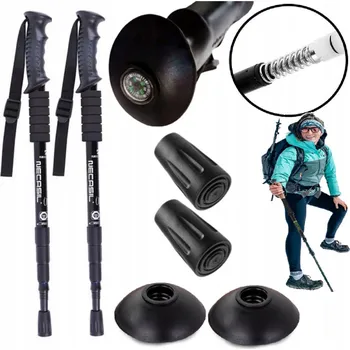 Trekingová hůl Hi-Tec Nord HOLE Hole na Nordic Walking 85-135cm 240g