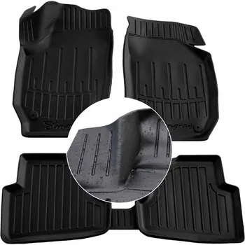 autokoberec Gumové autokoberce SKODA Fabia 2 5J 2007-2014 vaničky