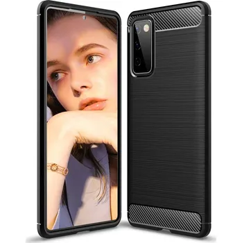 Beweare Ohebný carbon kryt na Samsung Galaxy S20 FE / S20 FE 5G - černý