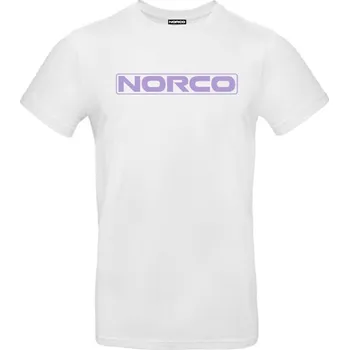 Pánské tričko Triko NORCO Team White/Purple - S (Pohodlné, bavlněné a stylově jedinečné pánské tričko? To je NORCO pánské tričko s krátkými rukávy a výrazným logem na hrudi, které si zamilujete.)