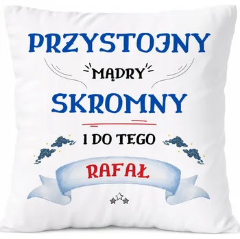 Polštář Polštář pro Gabriela jako Dárek s potiskem bílý PoliDraw