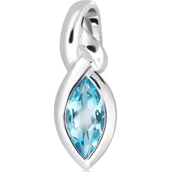 Přívěsek Justa S Blue Topaz - stříbrný přívěsek s modrým topazem