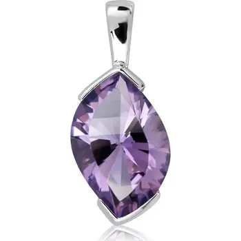 Přívěsek Narine S Amethyst - stříbrný přívěsek s ametystem