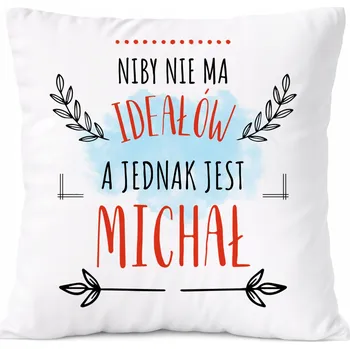 Polštář Polštář pro Erica jako Dárek s potiskem bílý PoliDraw