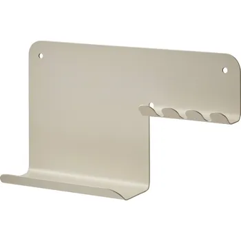 Věšák IKEA HAVREKROSS Nástěnný organizér s háčky, béžový Věšák na klíče