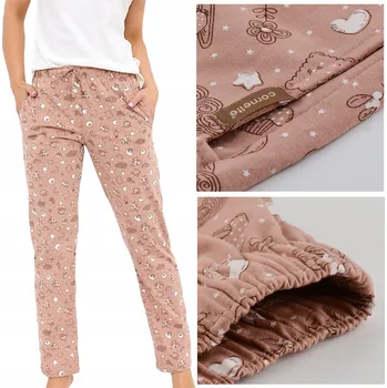 Dámské pyžamo Dámské pyžamové kalhoty Cornette 690/46 vel. L (40) bavlněné kapsy