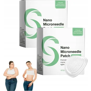 Náplast 8 KS NÁPLASTÍ NA HUBNUTÍ NA BŘICHO PATCH NATURAL Mikrojehličková náplast