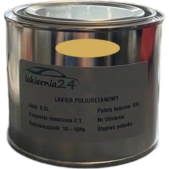 barva na kov Barva Průmyslová polyuretanová barva, polyuretanový lak matný 0,5l 2:1 RAL 1001