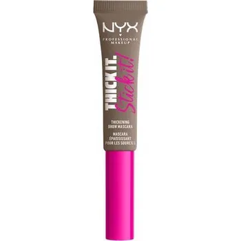Řasenka NYX Professional Makeup Thick it Stick It Brow Mascara řasenka na obočí odstín 01 Taupe 7 ml