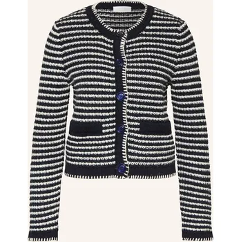 Dámský svetr Rich & Royal Dámský Pletený Kardigan, tmavě modrá / bílá, 38