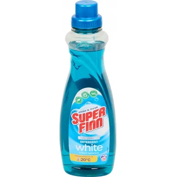Prací prostředek VEGANSKÝ KONCENTROVANÝ PRACÍ PROSTŘEDEK NA BÍLÉ PRÁDLO 28 PRANÍ SUPER FINN 1 L