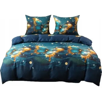 Povlečení Povlečení 200x220 Sada 3 dílné Motýli 3D Různé