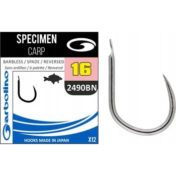 Rybářský háček Háčky Garbolino 2490BN Specimen Carp Háčky č. 10 - bez protihrotu