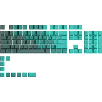 Náhradní klávesy Glorious GPBT Keycaps - 114 PBT, ANSI, Rain Forest - US INTL