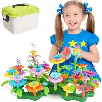 ostatní stavebnice STAVEBNICE SKLÁDAČKA KVĚTINY ZAHRADA KREATIVNÍ KVÍTKA 134