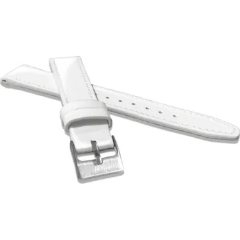 Hodinky Bílý kožený řemínek s vysokým leskem MINET GLAMOUR MSOUW16
