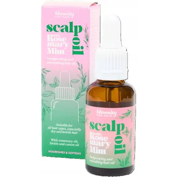 Vlasová regenerace Olej na vlasy /rozmarýnový, mátový a ricinový olej/ 30 ml - pro suché vlasy