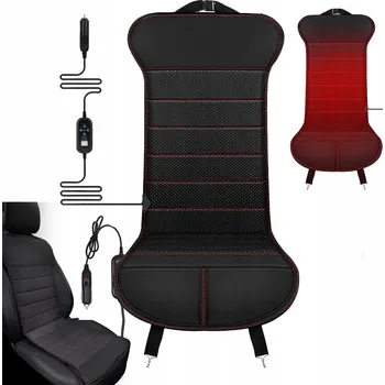 VYHŘÍVACÍ PODLOŽKA NA SEDADLO DO AUTA 12V 24V S OVLADAČEM