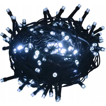 Vánoce vidaXL Světelný LED řetěz s 300 LED diodami studený bílý 30 m PVC