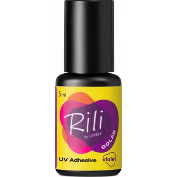 Umělé řasy Lepidlo na řasy Rili Solar od Lovely pro UV metodu fialové 5 ml