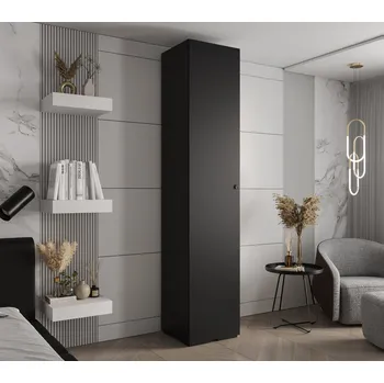 Šatní skříň Šatní skříň Abi Inova 2 Rozměry: 50 cm, Pásky / úchyty: Černá, Barva korpusu + barva dveří: Černá