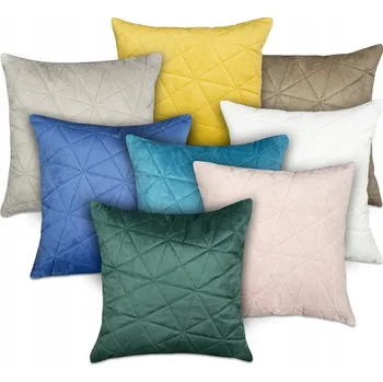 Povlak na dekorativní polštářek Dekorační povlak na polštář LUIZ3 40x40 Eurofirany béžový s geometrickým vzorem