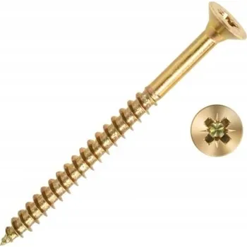 Vrut Tvrzené vruty do dřeva se zápustnou hlavou 4,5x40 Pozink 100 ks