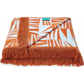 Prostěradlo MĚKKÁ DEKA 150X200CM TRIGO PŘEHOZ NA POSTEL BAVLNA - MUMLA