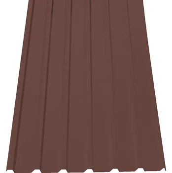 plechová krytina Satjam Trapezový plech SAT 18 NP polyester 0,5 tmavě hnědá RAL8017