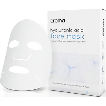 Pleťová maska Croma Pleťová maska s kyselinou hyaluronovou 1 ks Pleťová maska pro hydrataci a regeneraci pleti