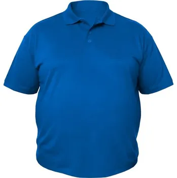 Pánské tričko Miners Mate supersize Nadměrné polo tričko Unisex - Královská modrá | 5XL