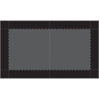 podložka na cvičení Puzzle zátěžová podložka pod posilovací stroj SimpleJack 2Fit Vnitřní barva: grafit, Vnější barva: černá