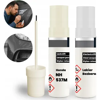 barva a nátěr na dřevo HONDA NH537M Opravná sada 2v1: Na opravu škrábanců a oděrek - ZÁKLAD + LAK