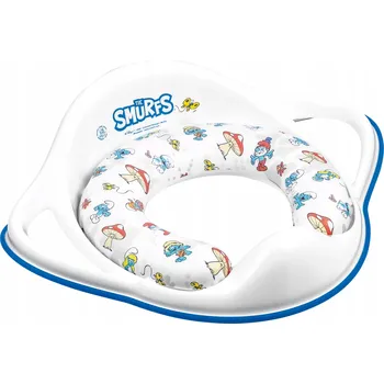 Obraz MALTEX Měkké sedátko na WC s protiskluzovými gumičkami ŠMOULOVÉ, bílé