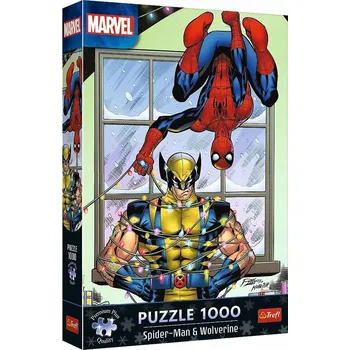 Puzzle Trefl Puzzle 1000 dílků Puzzle Premium Plus Spider-Man a Wolverine: Vánoce 1000 dílků