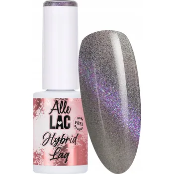 Lak na nehty Hybridní lak ALLELAC 6g LED/UV Gel Polish Cat Eye Rainbow Duhový Odstín