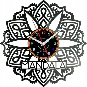 Hodiny Mandala Nástěnné Hodiny Vinylová Deska Moderní Dekorativní Dárek