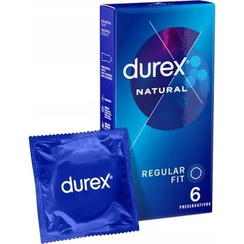 Kondom Durex Natural Classic, 6 kusů