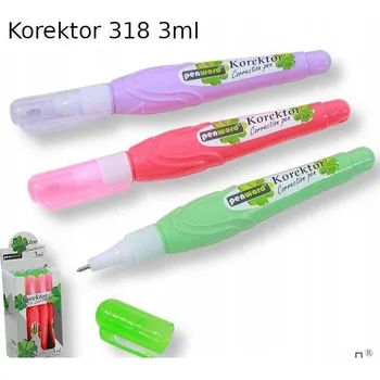 Vrták Kancelářské Potřeby ŠKOLNÍ POTŘEBY KOREKTOR 3ml 12 Kusů Sada Kvalitní