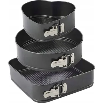 Nádoba na pečení FORMA NA FORMA NA DORT , PEKAČ NA DORT, NEPŘILNAVÝ POVRCH, 3 KS