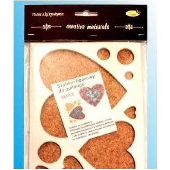 Obraz Krasobruslařský šablonový model pro quilling srdce 14.5x19 Cm