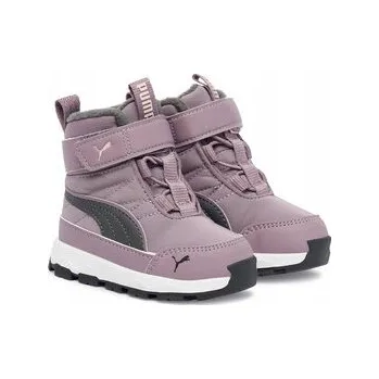 Dívčí obuv Puma dětské sněhule fialové velikost 26