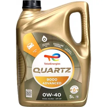 Motorový olej OLEJ TOTAL QUARTZ 0W40 5L 9000 ADVANCE / SP / A3/B4 / A40 / 502.00 505.00